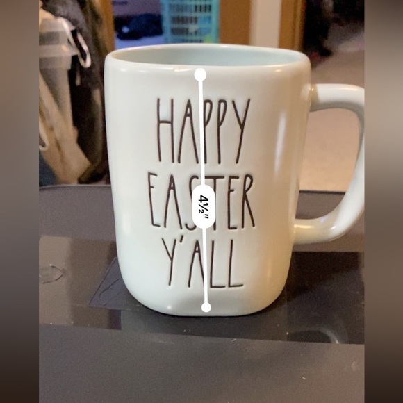 RAE Dunn Happy Easter Y’all Robin Egg Blue - Picture 5 of 5